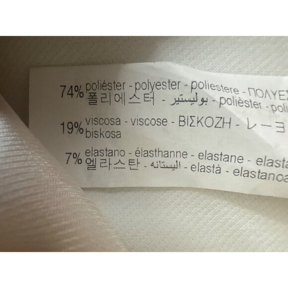 2/$30 ZARA XS High-Waist White Shorts With Angled Gold Buttons Pockets - Picture 8 of 11